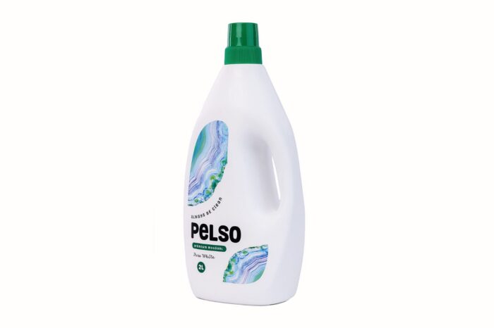 Detergent lichid rufe albe, Pelso White, 2L